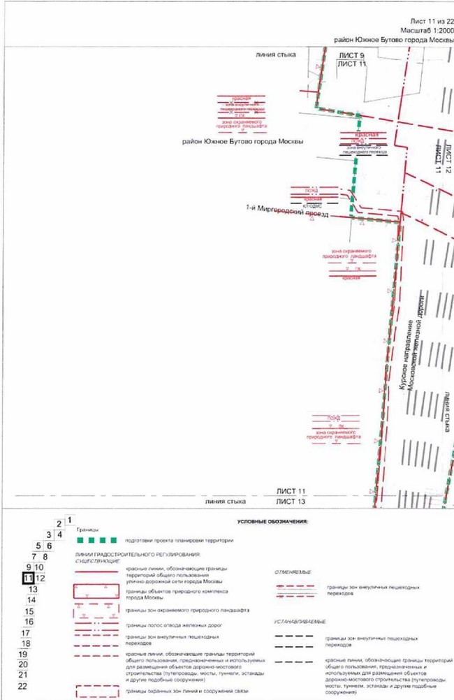 Постановление Правительства Москвы от 10.08.2021 N 1226-ПП "Об утверждении проекта планировки территории, прилегающей к Московским центральным диаметрам: МЦД-2 "Нахабино-Подольск", участок от границы ТПУ "Щербинка" до Варшавского шоссе"