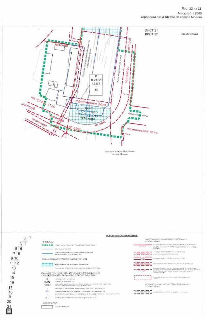 Постановление Правительства Москвы от 10.08.2021 N 1226-ПП "Об утверждении проекта планировки территории, прилегающей к Московским центральным диаметрам: МЦД-2 "Нахабино-Подольск", участок от границы ТПУ "Щербинка" до Варшавского шоссе"