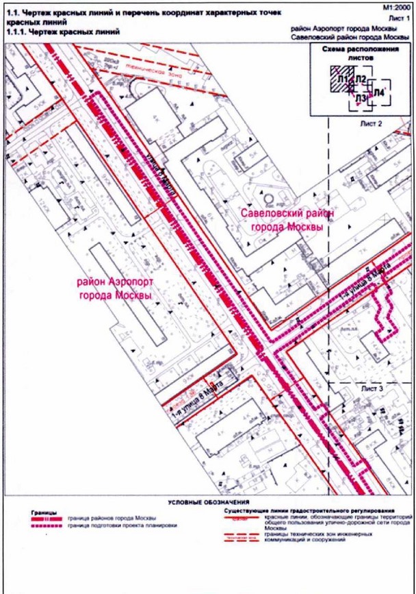 Постановление Правительства Москвы от 21.10.2021 N 1661-ПП "Об утверждении проекта планировки территории линейного объекта - реконструкция газопровода низкого давления по адресу: улица Юннатов, улица 8 Марта"