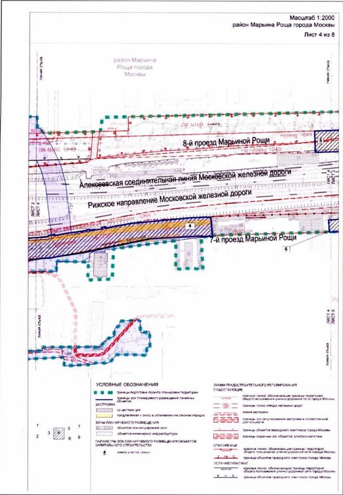 Постановление Правительства Москвы от 30.11.2021 N 1853-ПП "Об утверждении проекта планировки территории, прилегающей к Московским центральным диаметрам: МЦД-2 "Нахабино-Подольск", участок вдоль 8-го проезда Марьиной Рощи"