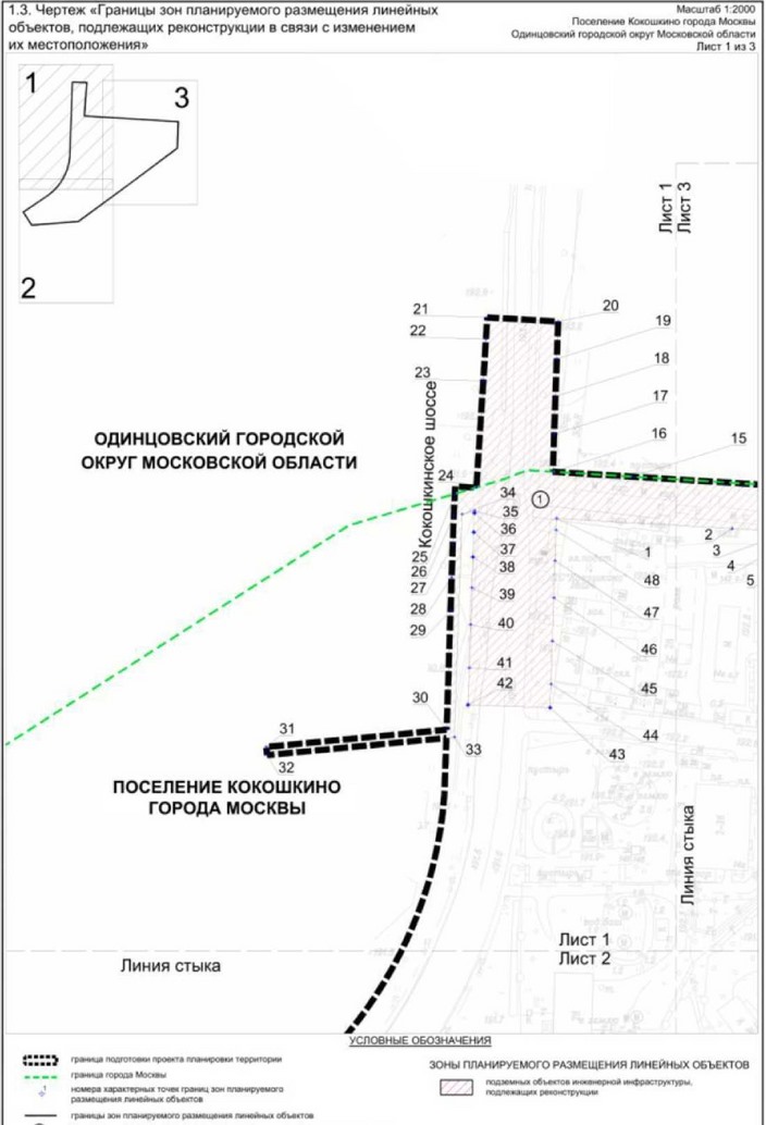 Постановление Правительства Москвы от 10.03.2022 N 347-ПП "Об утверждении проекта планировки территории линейного объекта - участок улично-дорожной сети для транспортного обслуживания объекта здравоохранения, расположенного в поселении Кокошкино города Москвы"