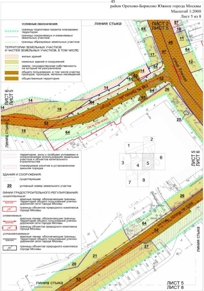 Постановление Правительства Москвы от 07.06.2022 N 988-ПП "Об утверждении проекта планировки территории линейного объекта участка улично-дорожной сети от Каширского шоссе до Елецкой улицы"