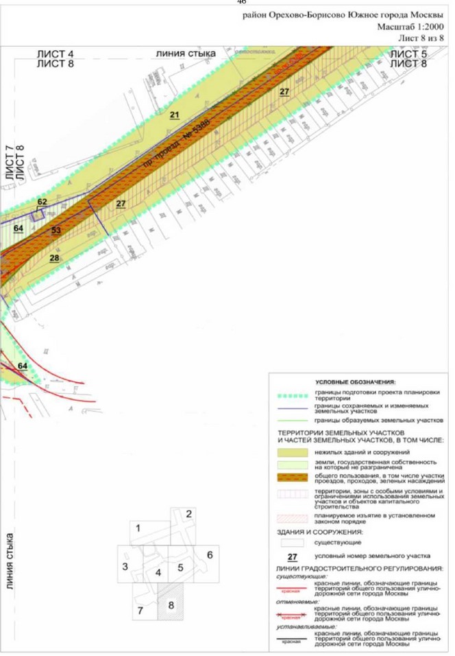 Постановление Правительства Москвы от 07.06.2022 N 988-ПП "Об утверждении проекта планировки территории линейного объекта участка улично-дорожной сети от Каширского шоссе до Елецкой улицы"