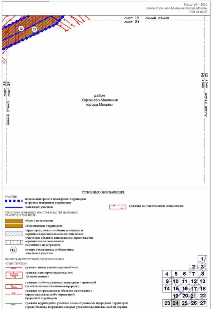 Постановление Правительства Москвы от 26.10.2022 N 2342-ПП "Об утверждении проекта планировки территории пешеходных мостов и набережной Москвы-реки в Мневниковской пойме"