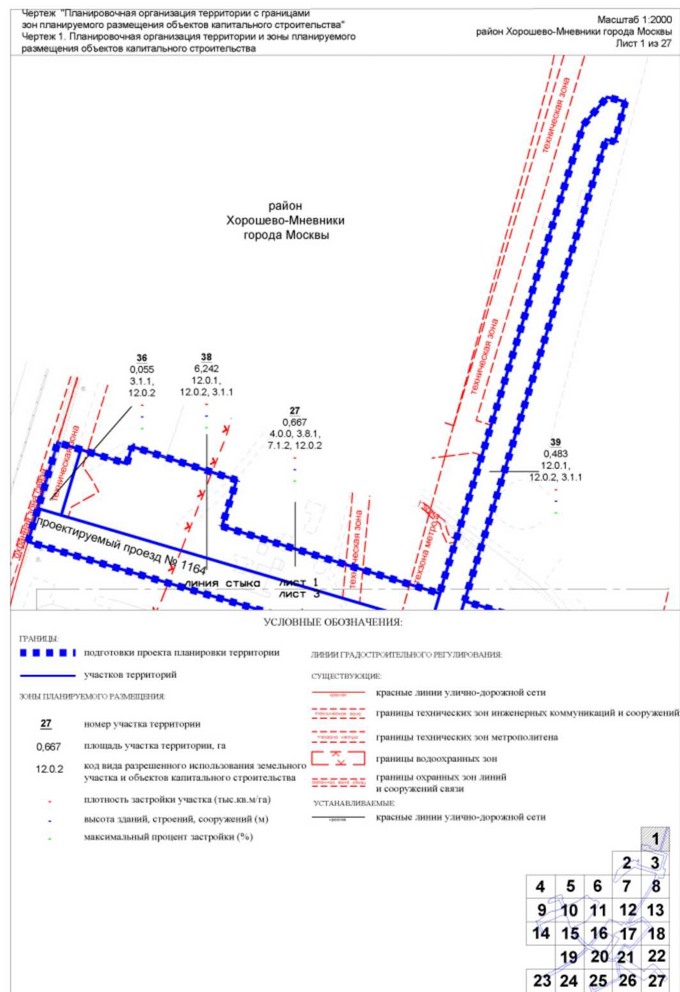 Постановление Правительства Москвы от 26.10.2022 N 2342-ПП "Об утверждении проекта планировки территории пешеходных мостов и набережной Москвы-реки в Мневниковской пойме"
