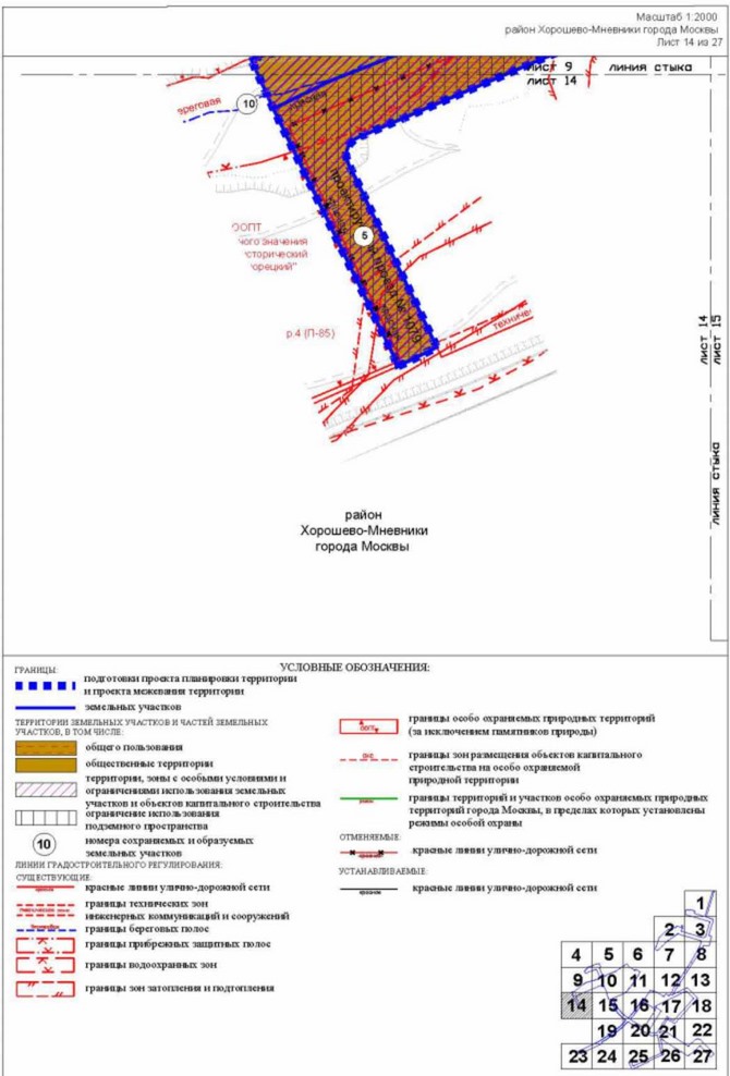 Постановление Правительства Москвы от 26.10.2022 N 2342-ПП "Об утверждении проекта планировки территории пешеходных мостов и набережной Москвы-реки в Мневниковской пойме"