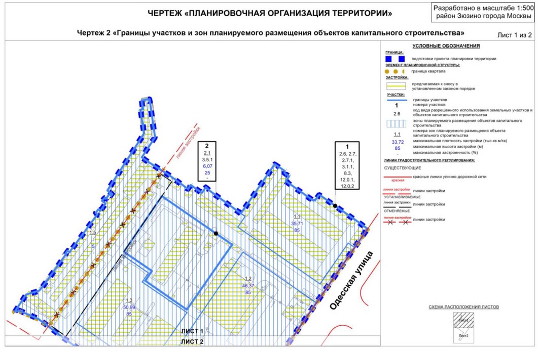 Постановление правительства москвы об утверждении проекта планировки территории