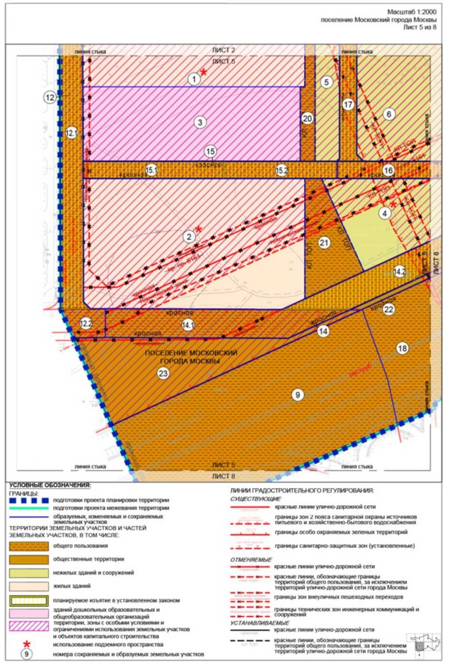 Постановление Правительства Москвы от 01.12.2022 N 2695-ПП "Об утверждении проекта планировки территории вблизи деревни Румянцево поселения Московский города Москвы"