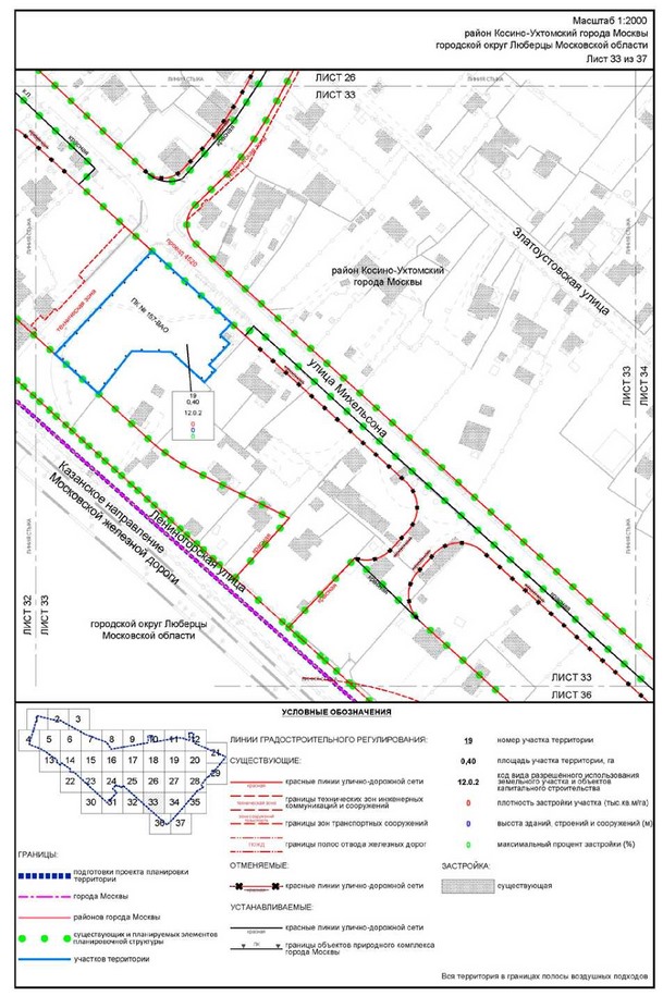 Постановление Правительства Москвы от 22.03.2023 N 461-ПП "Об утверждении проекта планировки территории, прилегающей к Московским центральным диаметрам: МЦД-3 "Зеленоград-Раменское", участок от МКАД до станции метро Косино"