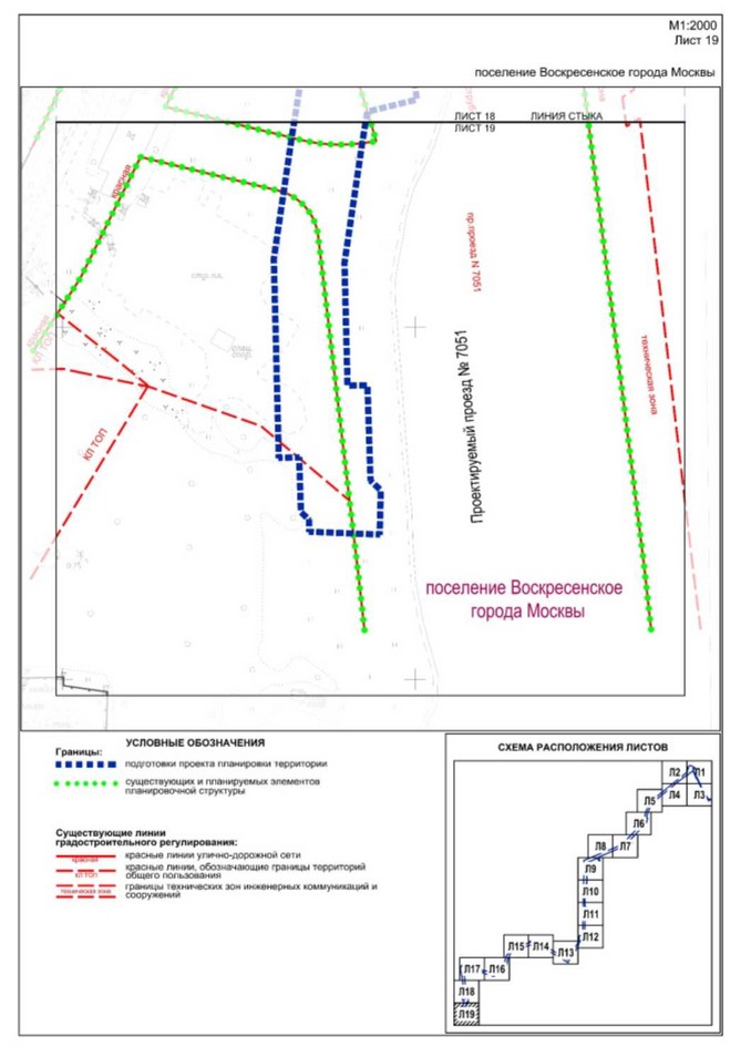 Постановление Правительства Москвы от 05.09.2023 N 1701-ПП "Об утверждении проекта планировки территории линейного объекта - газопровод высокого давления на участке от поселения Воскресенское, в границах района Южное Бутово, до поселения Сосенское"